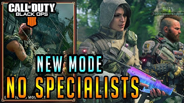 No Specialists Black Ops 4 (New Mode in New Update BO4 Barebones Mode) Full Gameplay