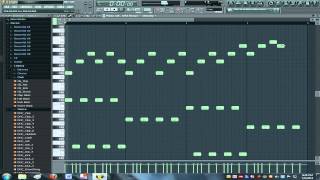 Video thumbnail of "How to make a Hardstyle Melody in FL Studio 10 (Easiest Way)"