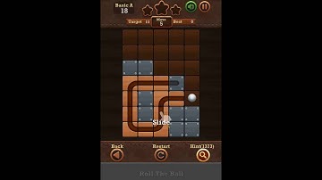 Roll The Ball Slide Puzzle 2 - Moves Basic A Level 18 Walkthrough