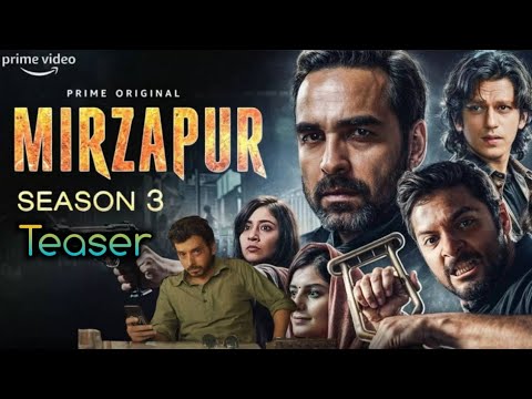 Mirzapur Season 3 Teaser | pankaj tripathi, Divyendu Prime video