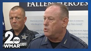 Harford Sheriff's Office provides update on chase that injured deputy