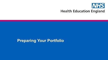 Preparing Your Portfolio