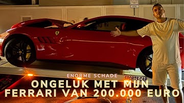 Een groot ongeluk gehad met mijn ferrari van 2ton - Leven van een Miljonair in Dubai