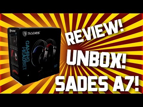 SADES A7 HEADSET | Unboxing and Review!