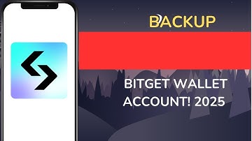 How to Backup Bitget Wallet Account! 2025