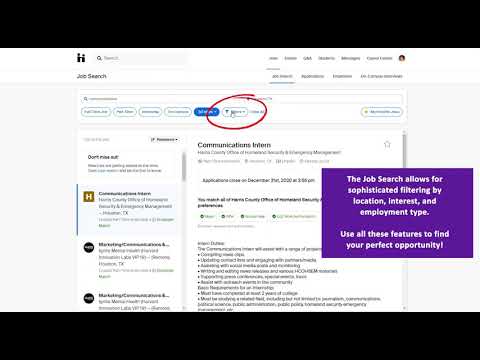 How to Search and Apply for Jobs on Handshake (Desktop)
