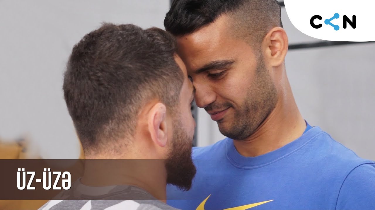 Sərbəst güləşçi Hacı Əliyev futbolçu Ruslan Abışova qarşı I Üz-Üzə #1