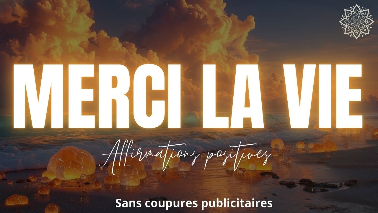 MERCI LA VIE : 50 Affirmations pour attirer l'Abondance et le Bonheur