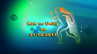 Appeal for Run For Unity on 31st Oct. 2017