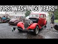 First Wash In 50 Years!! - 1934 Ford Tudor Forgotten Hot Rod