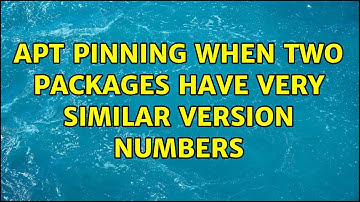 apt pinning when two packages have very similar version numbers