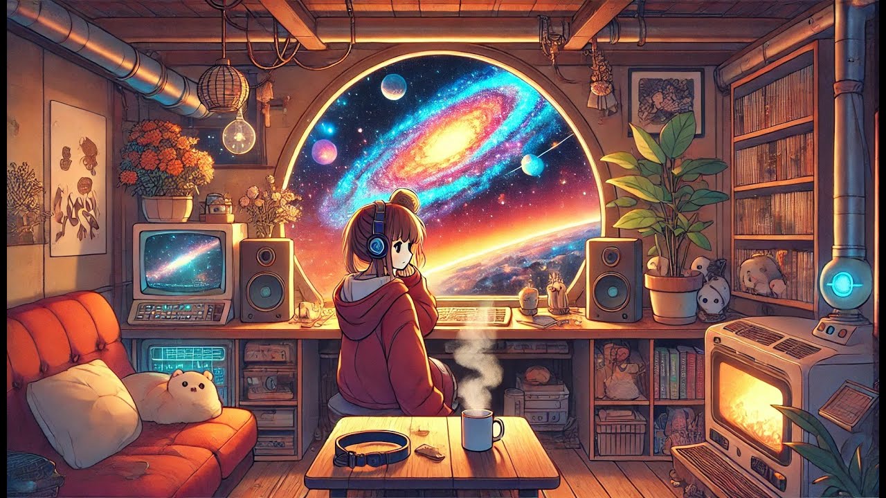 Chill Galactic Beats Cosmic Lofi for Relaxing Focus - YouTube
