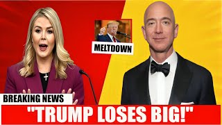 Karoline Leavitt GOES NUTS After Jeff Bezos Drops BRUTAL Truth Bomb on Trump & JD Vance!