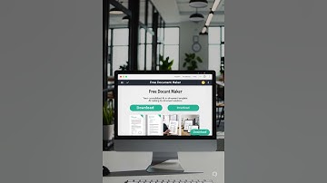 Free Document Maker – AI-powered Document Solution