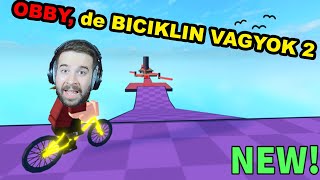 OBBY, DE BICIKLIN 2. rész - 0 halál ?! | Obby But You're on a Bike #2