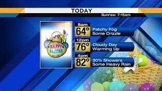 Sunday morning forecast -- 4/1/18