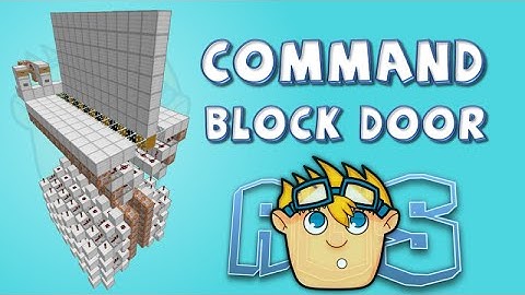 MINECRAFT: Command block door 1.7+ snapshot