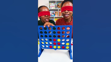 Connect 4: No Peeking! 👀 #challenge #fun #boardgames