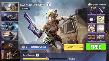 Did You Get Free Urban Tracker in CODM - Each Meow Strongbox Golden Coupons Spins COD Mobile