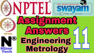 Engineering Metrology || week 11 assignment 11 answers || Nptel