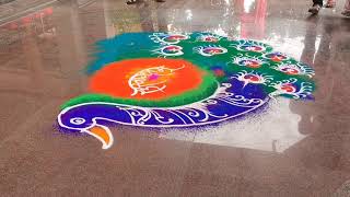 creative Rangoli design#5