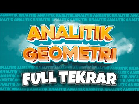 Analitik Geometri | Geometri Full Tekrar #öğrenmegarantili