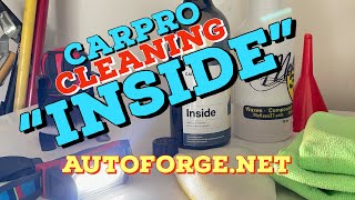 Carpro INSIDE/ Helping You Clean Your Vehicle Interior / Car Wash/ Auto Detailing/ Autoforge.net