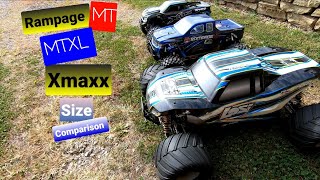 1/5 Scale Monster Truck RC Size Comparison