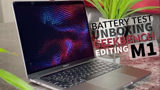 M1 MacBook Pro 3 DAY REVIEW: Battery, Unboxing, Geekbench Scores