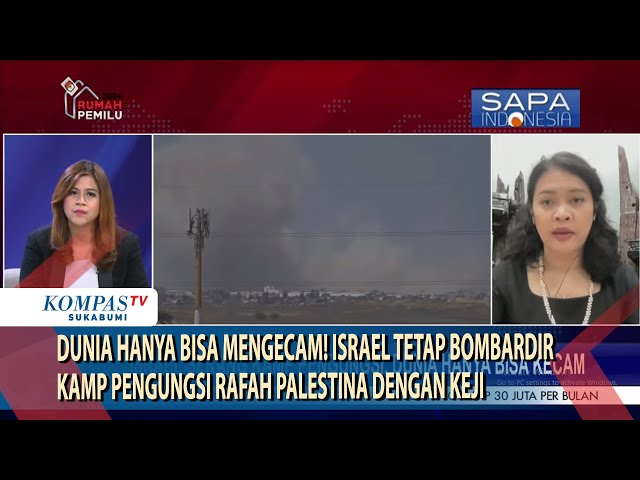 Dunia Hanya Bisa Mengecam! Israel Tetap Bombardir Kamp Pengungsi Rafah Palestina Dengan Keji class=