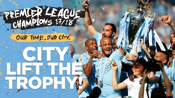 Man City crowned 2017-18 Premier League champions
