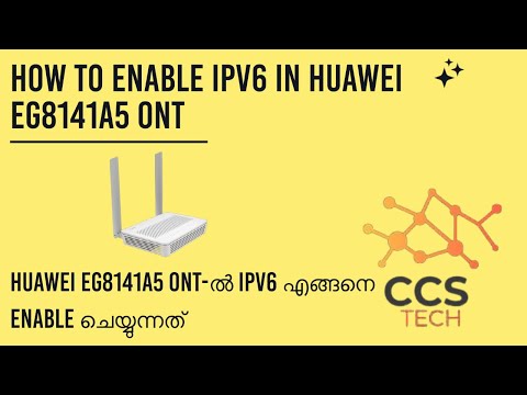 How to enable & configure IPv6 In Huawei ont EG8141A5 WAN&LAN#ipv6 #huawei #alliancebroadband #ONT