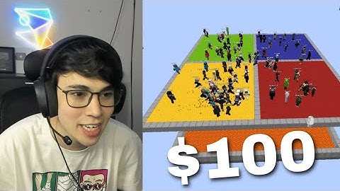 El último que se cae gana $100