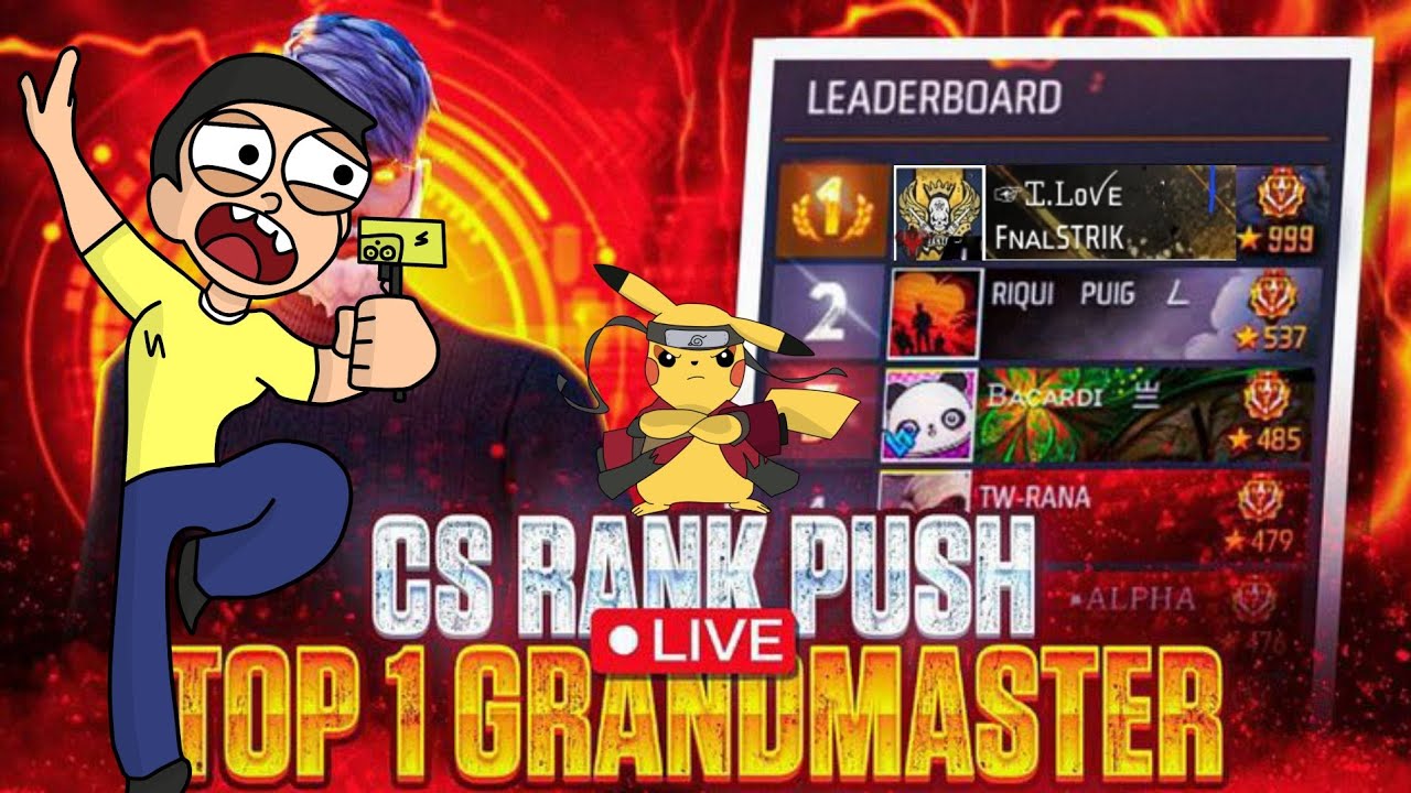 MG BLACK YT IS LIVE ♥️ FREE FIRE GAMEPLAY 🔥 CS RANK PUSH - YouTube