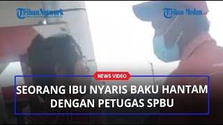 Tak Dilayani, Ibu Ini Nyaris Baku Hantam dengan Petugas SPBU saat Mengisi BBM, Ibu: Kurang Asam Kau