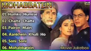 Mohabbatein - Audio Jukebox | Full Songs | Jatin-Lalit, Anand Bakshi |