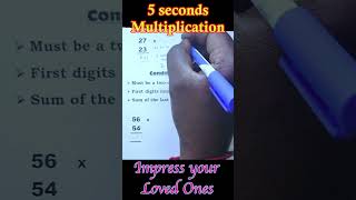 Learn this multiplication Tricks to Impress others!!!