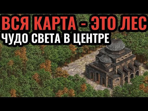 Видео: ВЕЛИКОЛЕПНЫЙ БРЕД: Вся карта - это ЛЕС, но сражаются за центр карты. Forest Nothing Age of Empires 2