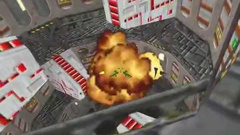 Descent 2 Enemy Vignettes, level 4, Insane difficulty walkthrough, no death no save full rescue