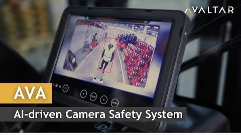 AVALTAR forklift anti-collision system | AI cameras
