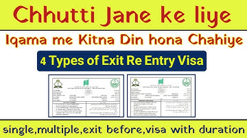 Chutti jane ke liye iqama me kitna date hona chahiye|how many days should the Iqama be valid to exit