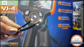 VJ-4 Dual Camera 3.9mm & 6.0mm ViewTech Articulating Video Borescope Dual Cam inspection videoscope