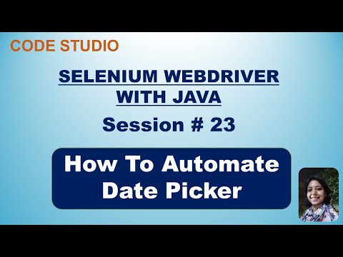 Selenium Webdriver with Java  in Hindi #23- How To Automate Date Picker | With Practical Example