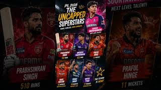 IPL 2026 Future Stars | These Uncapped Players STOLE The Show! #ipl #cricket