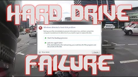Hard drive SMART error.