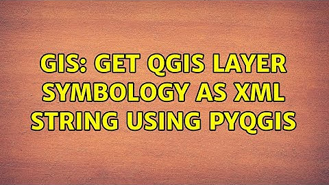 GIS: Get QGIS layer symbology as xml string using PyQGIS