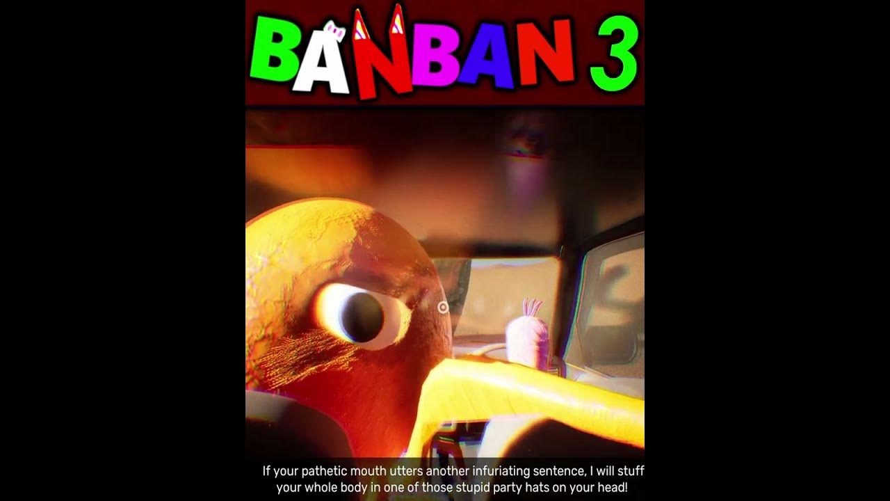 Stuff your whole body in a party hat garten of banban iii shorts