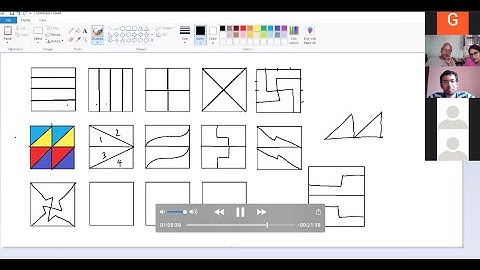Split a square into 4 identical parts - TMC Week 12