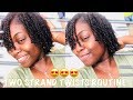 TWO STRAND TWISTS ROUTINE