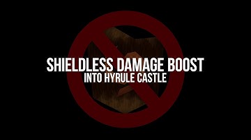 Shieldless Damage Boost into Zelda
